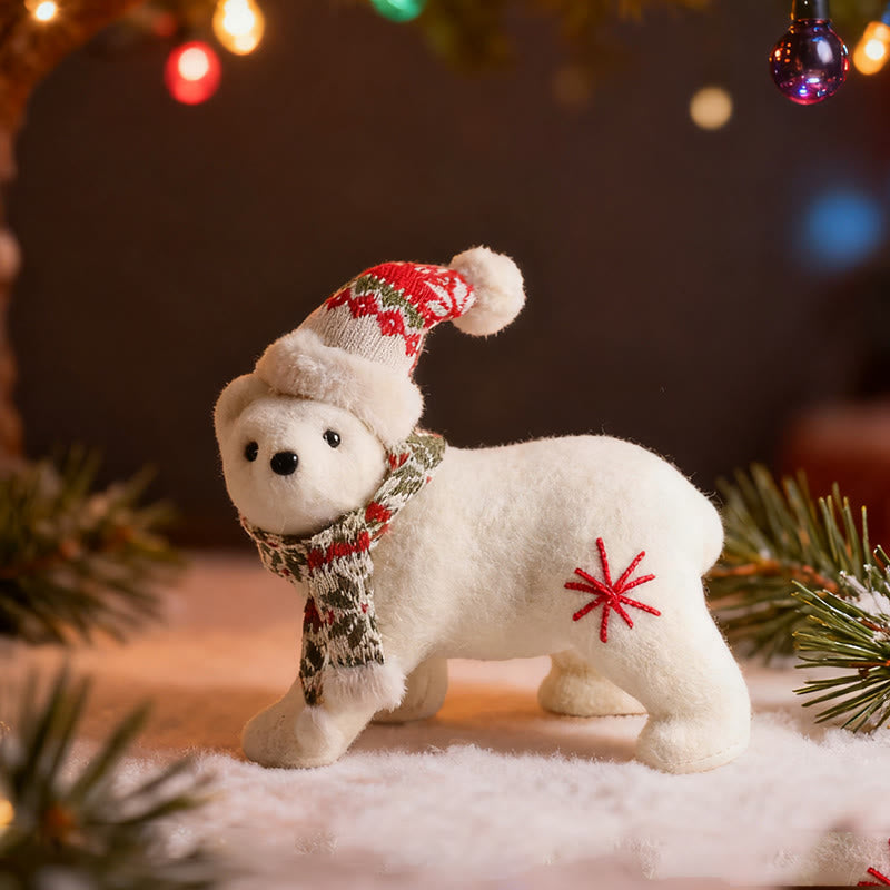 Christmas Polar Bear Decorative Ornaments - image 2