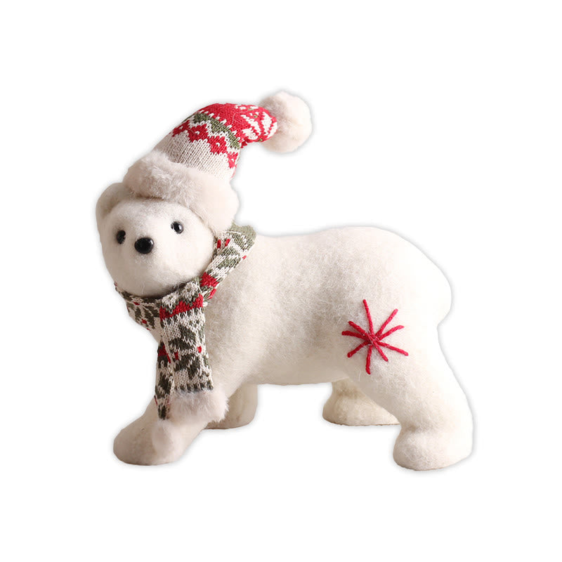 Christmas Polar Bear Decorative Ornaments - image 7