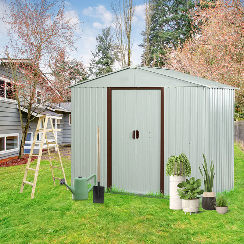 Outdoor Roomy Interior Storage Shed 6 x 5ft