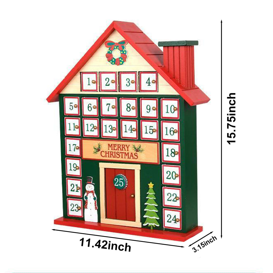 Snowman Countdown Christmas Decoration Ornament - image 6