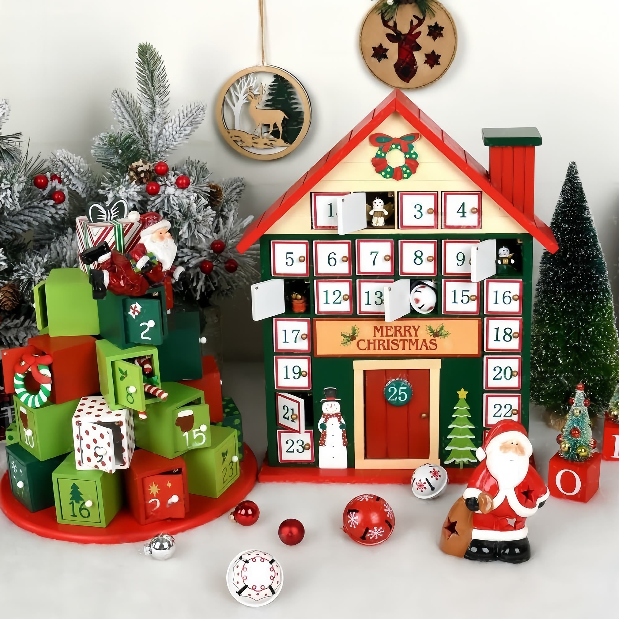Snowman Countdown Christmas Decorative Ornament - image 1