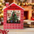  Christmas Tree Countdown Decorative Ornament - Red - image 0