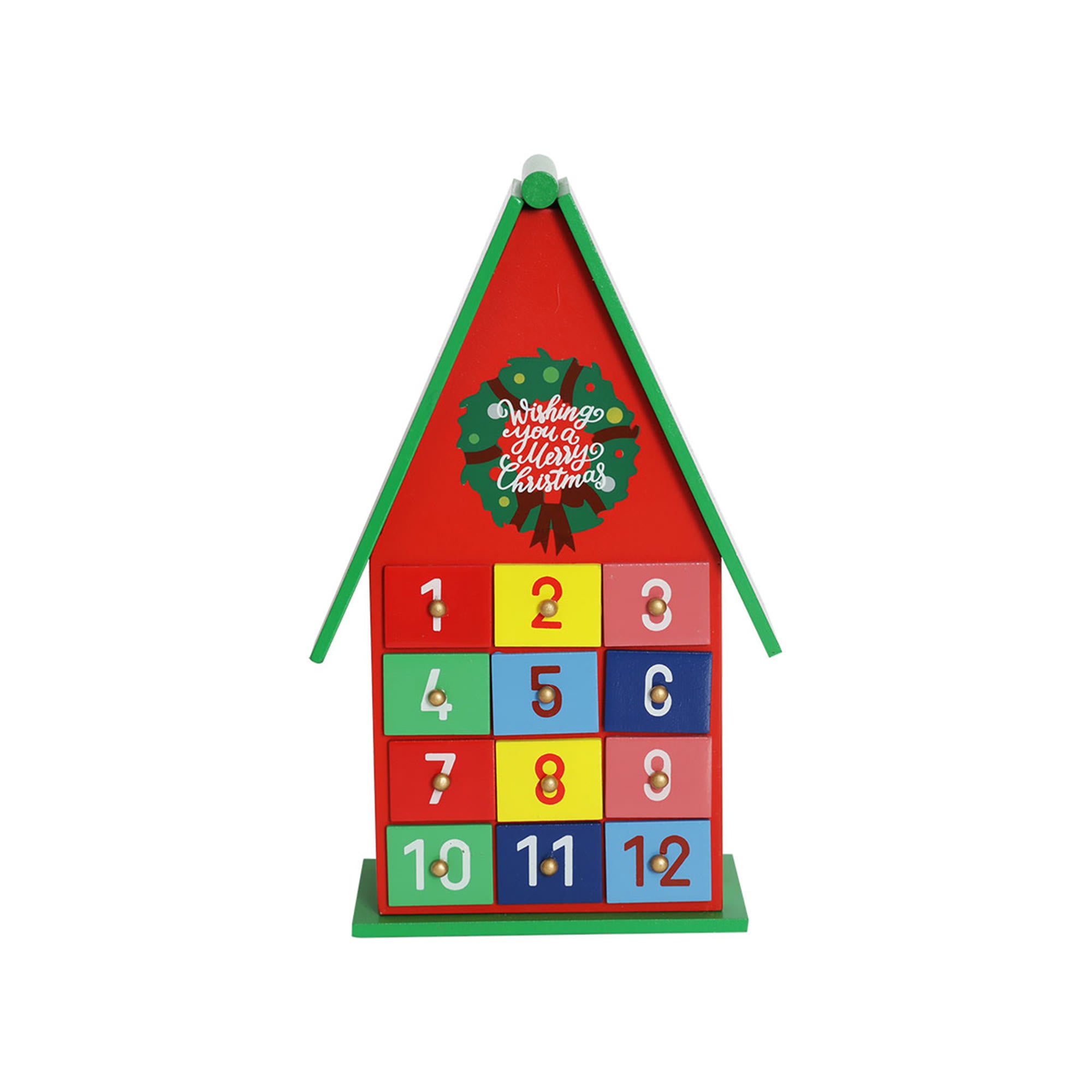  Christmas Wreath House Countdown Ornament With Handle - image 7