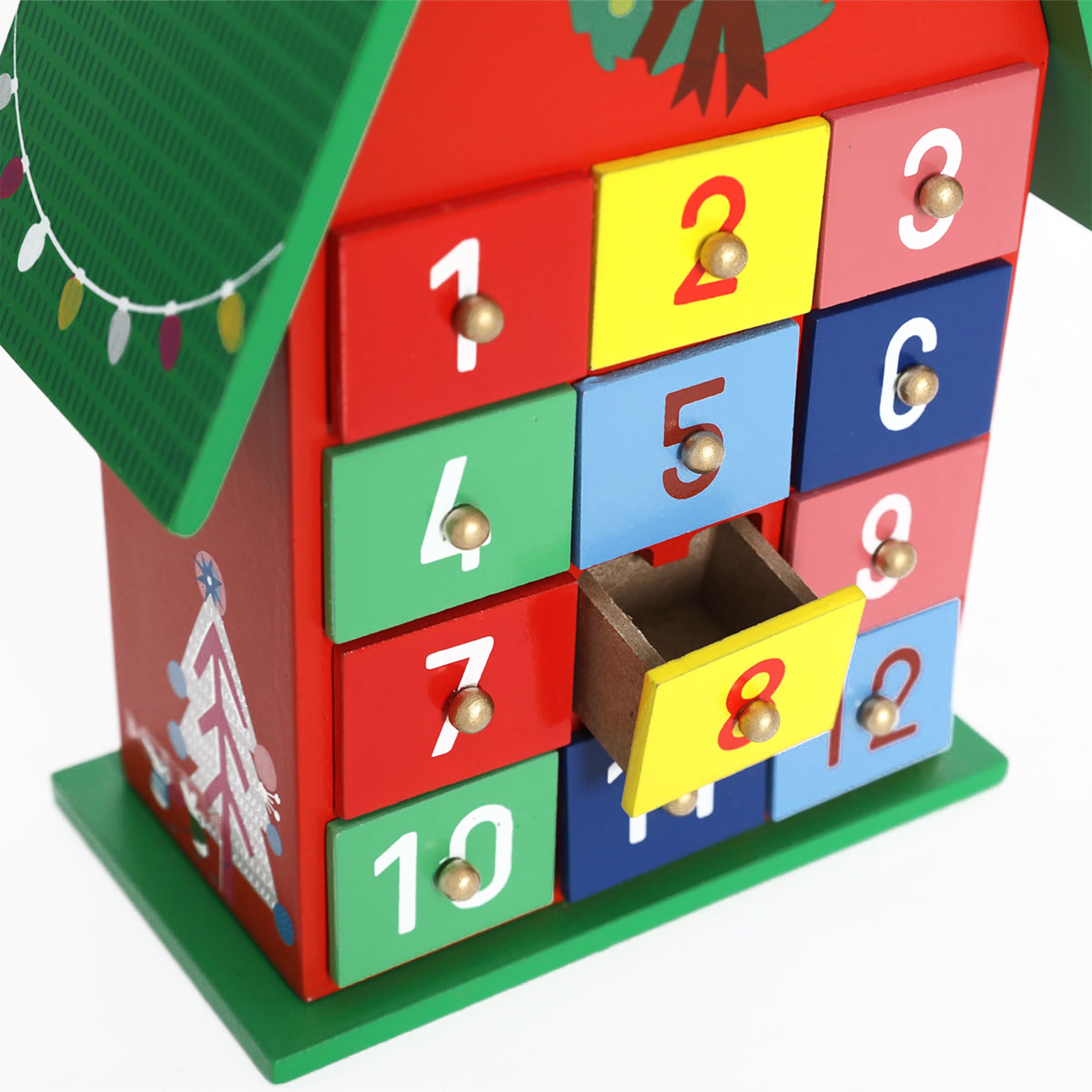  Christmas Wreath House Countdown Ornament With Handle - image 6