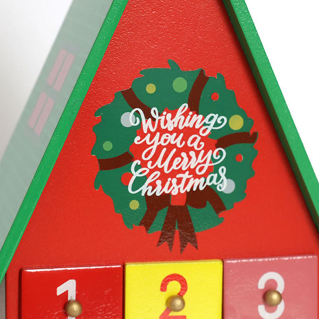  Christmas Wreath House Countdown Ornament With Handle - image 3