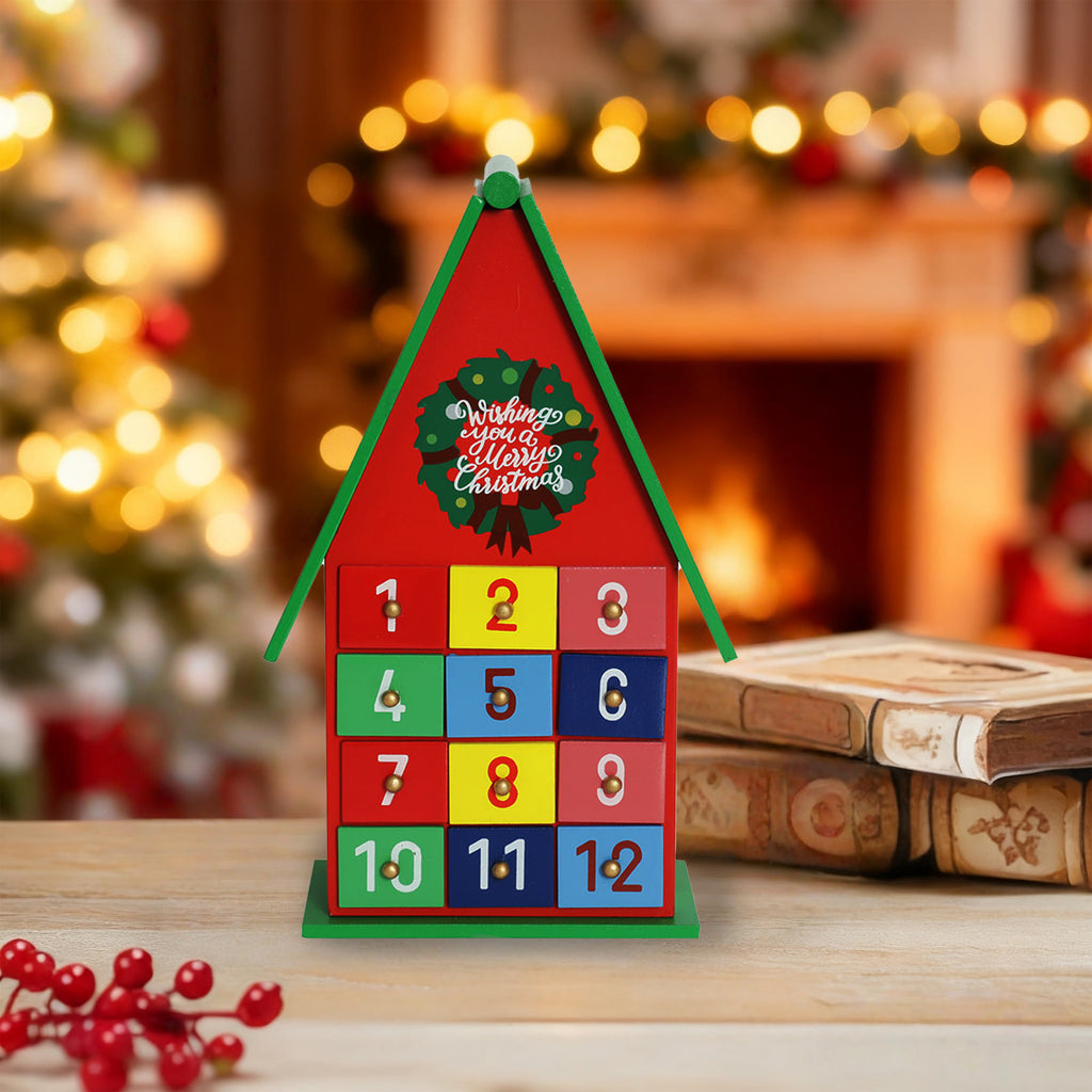  Christmas Wreath House Countdown Ornament With Handle - image 2