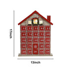 Christmas-themed 3d Cottage Advent Calendar Ornament - image 8