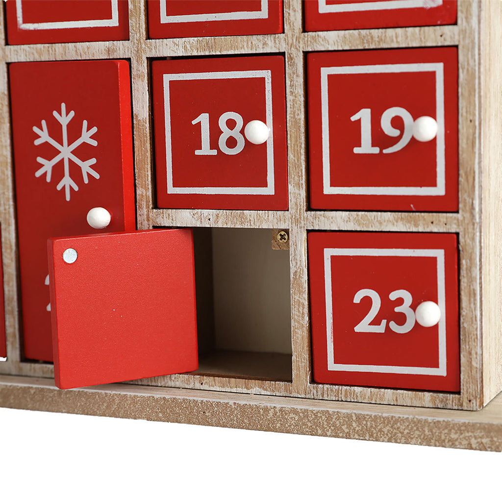 Christmas-themed 3d Cottage Advent Calendar Ornament - image 5