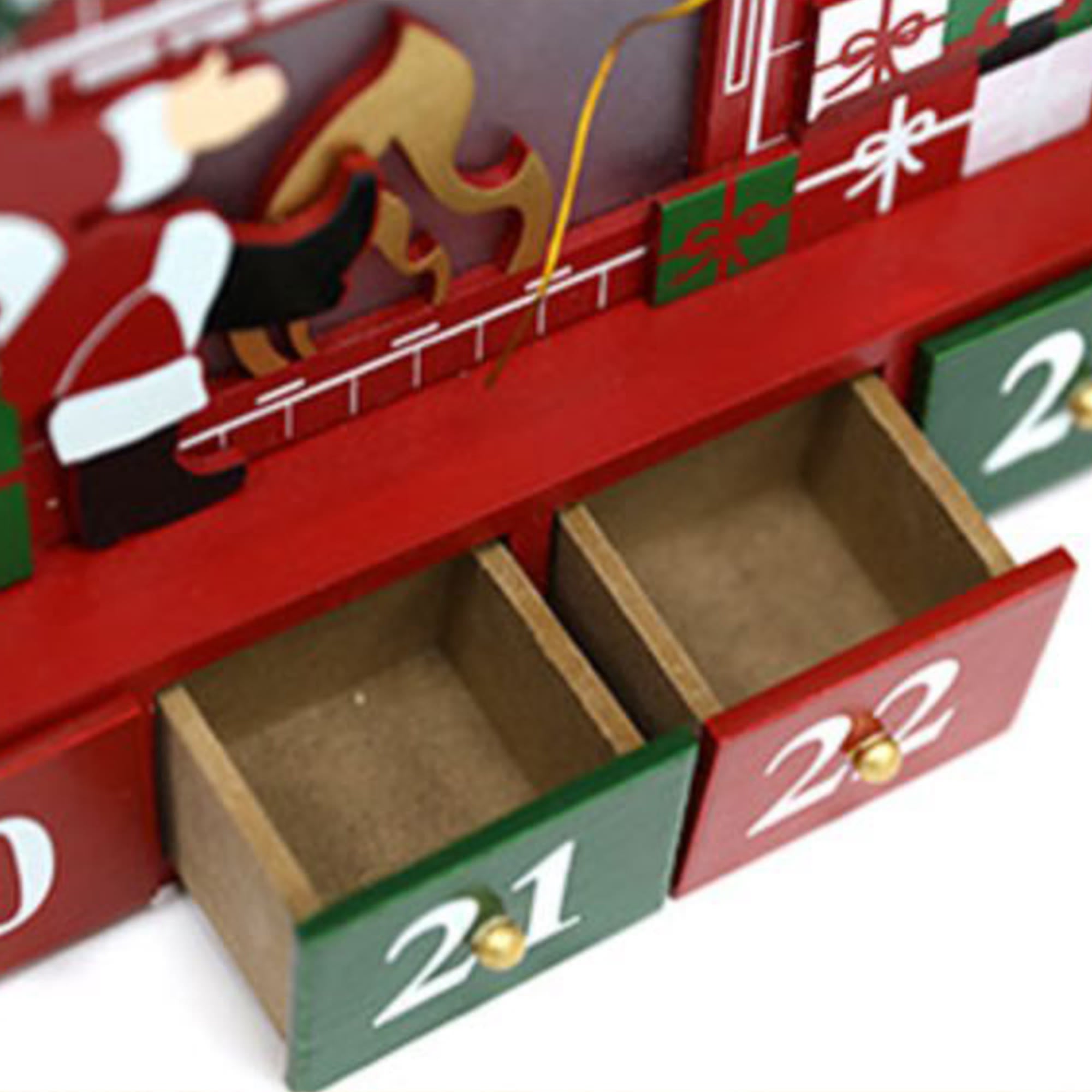 Advent Calendar Gift Box With Santa Claus Pattern - image 5