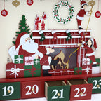 Advent Calendar Gift Box With Santa Claus Pattern - image 4