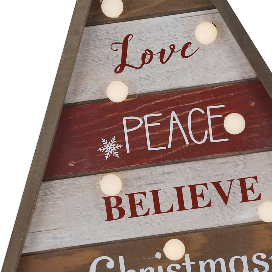 Christmas Wooden Tree Calendar Ornament With Lights - image 6