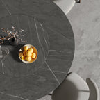 Built-in Lazy Susan Dining Table With Wood Base - image 10