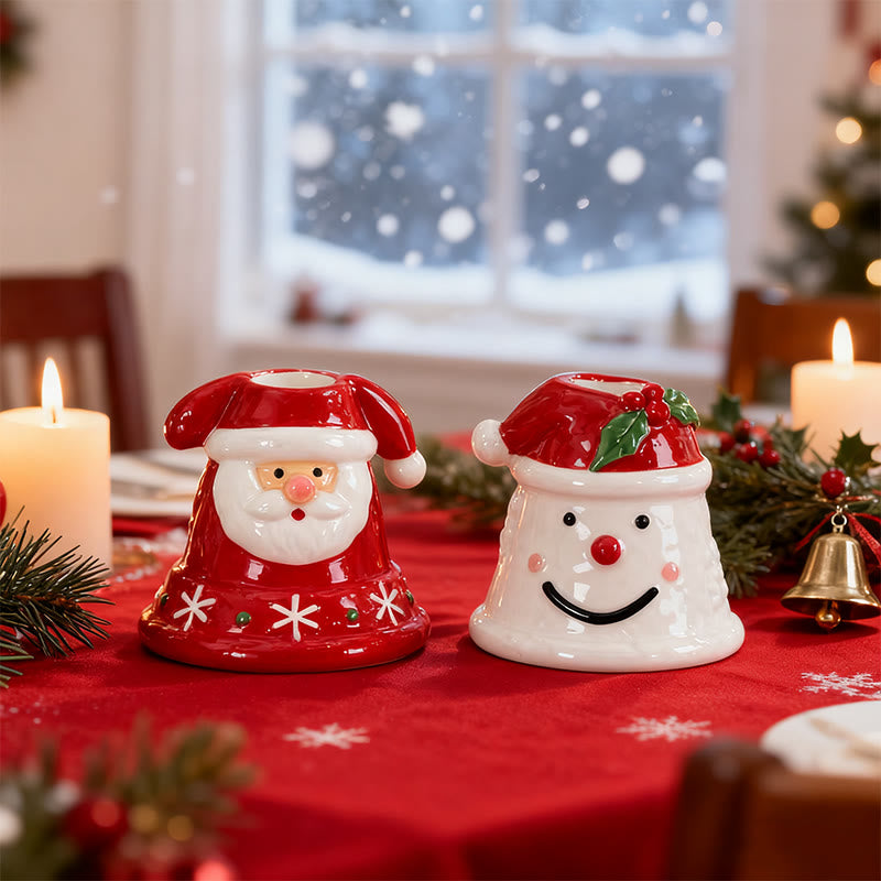 Dreamy Christmas Decoration Candlesticks - Father Christmas - image 0