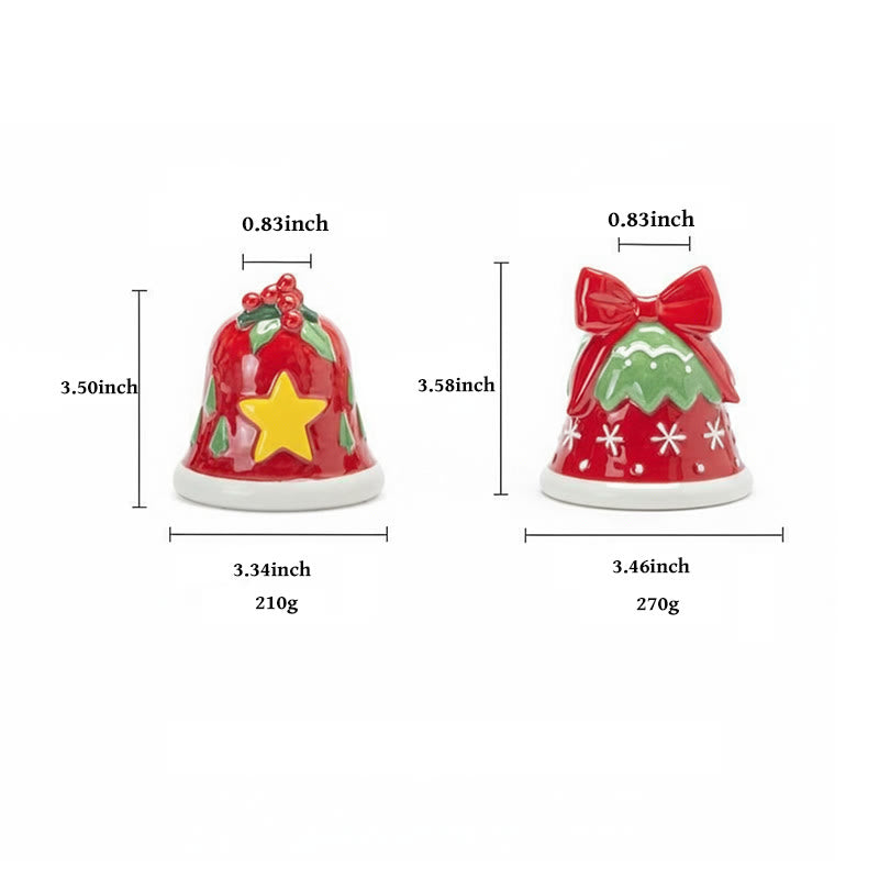 Red Bell-shaped Christmas Candle Holder - image 6