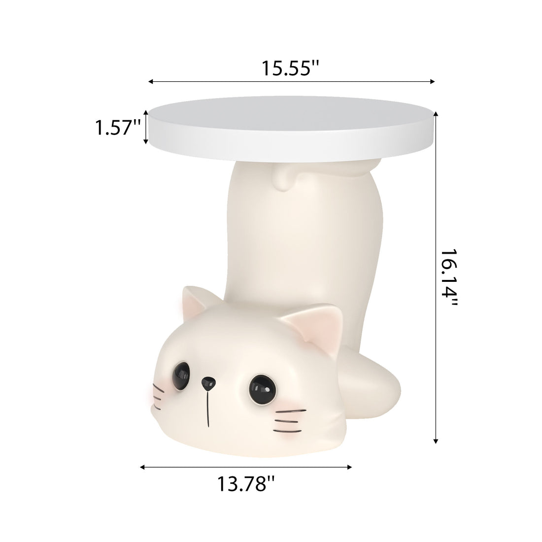 White Cat Chic Side Table - image 11