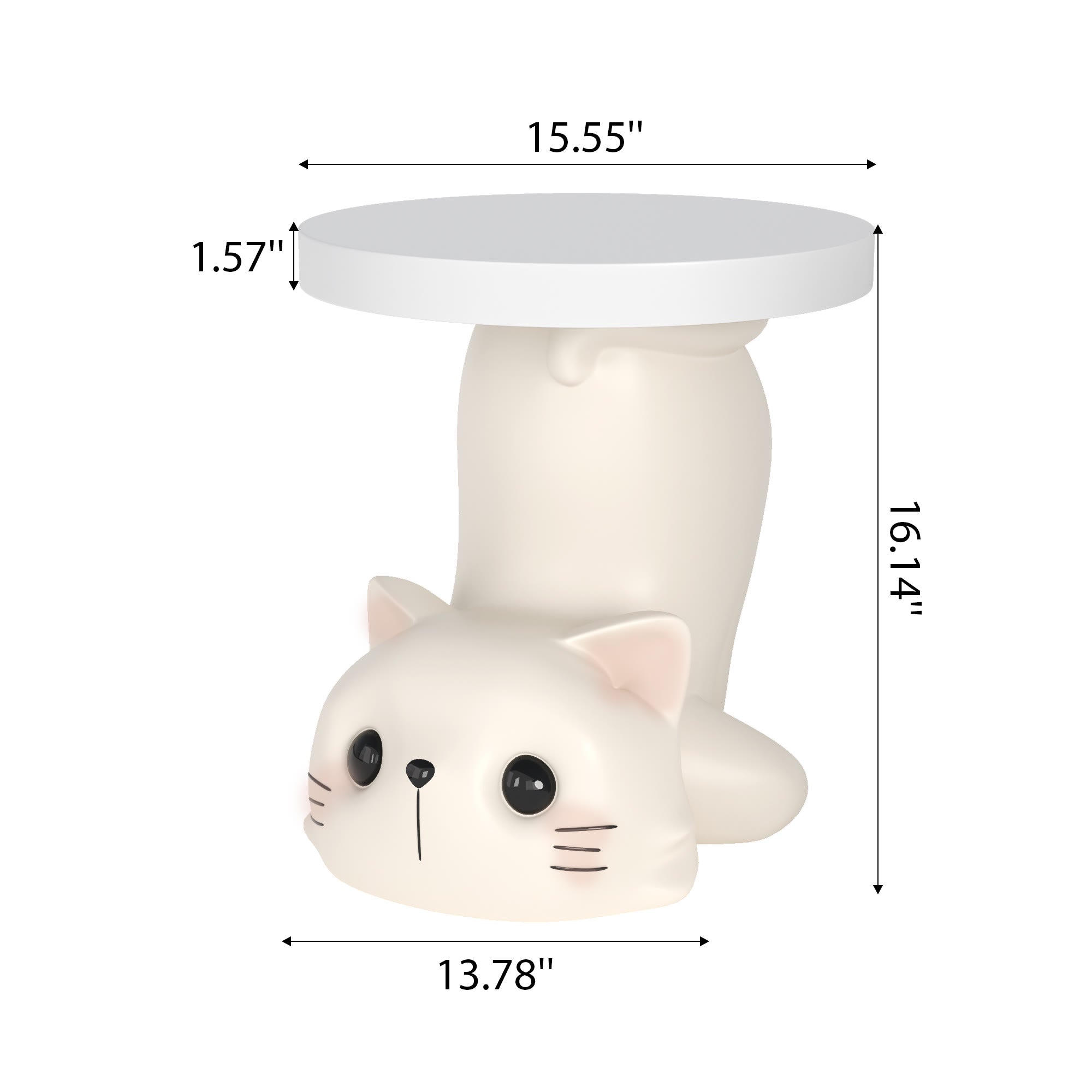 White Cat Chic Side Table - image 11