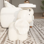 Elephant Base Side Table With Tray - image 9