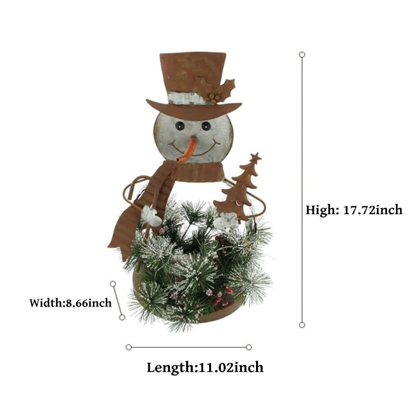 Glowing Vine Snowman Decorative Ornament - image 4