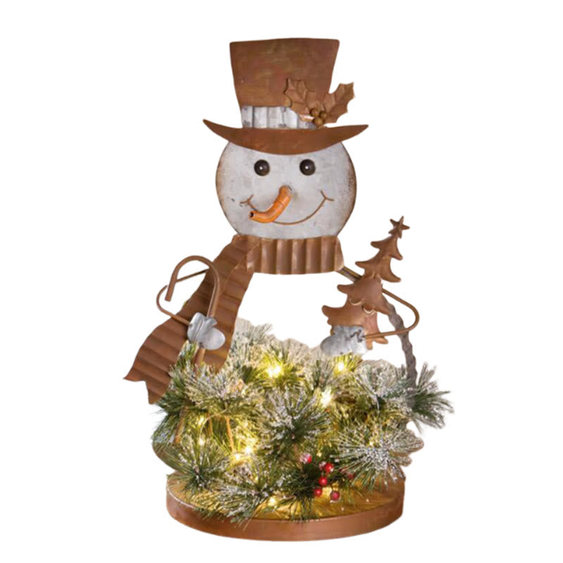 Glowing Vine Snowman Decorative Ornament - image 3