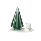 Christmas Pine Tree-shaped Ceramic Candle Holder - image 3