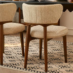 Linen Dining Chair With Wide Back - image 4