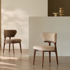 Linen Dining Chair With Wide Back - image 3