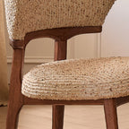 Linen Dining Chair With Wide Back - image 5