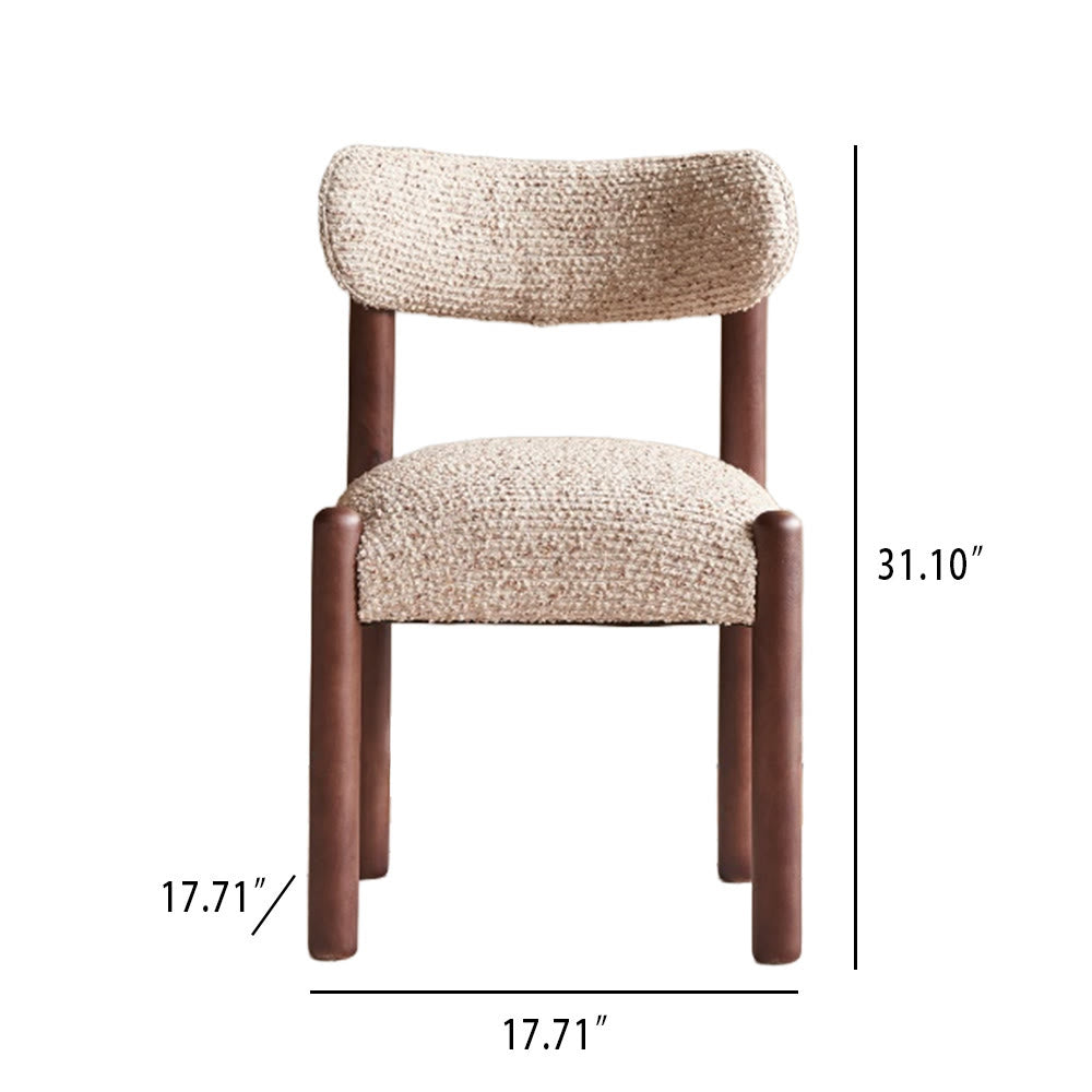 Houndstooth Upholstered Back Dining Chair - image 7