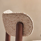 Houndstooth Upholstered Back Dining Chair - image 3