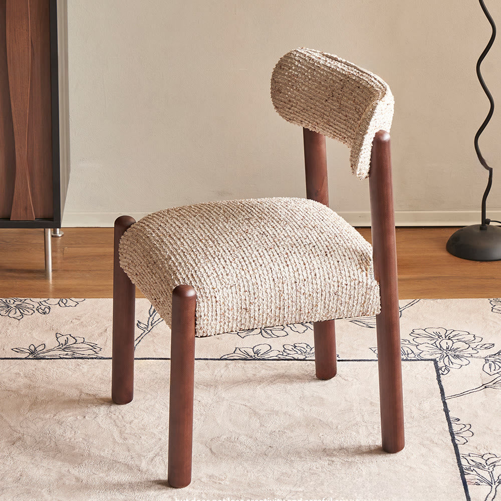 Houndstooth Upholstered Back Dining Chair - image 1