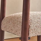 Houndstooth Upholstered Back Dining Chair - image 4