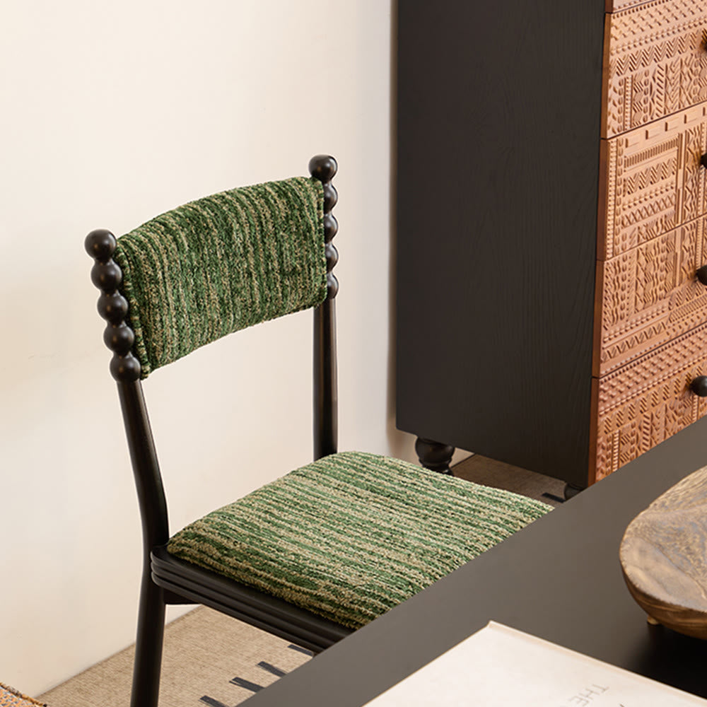 Hourglass-shaped Backrest Dining Chair - image 3