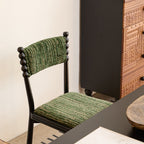 Hourglass-shaped Backrest Dining Chair - image 3