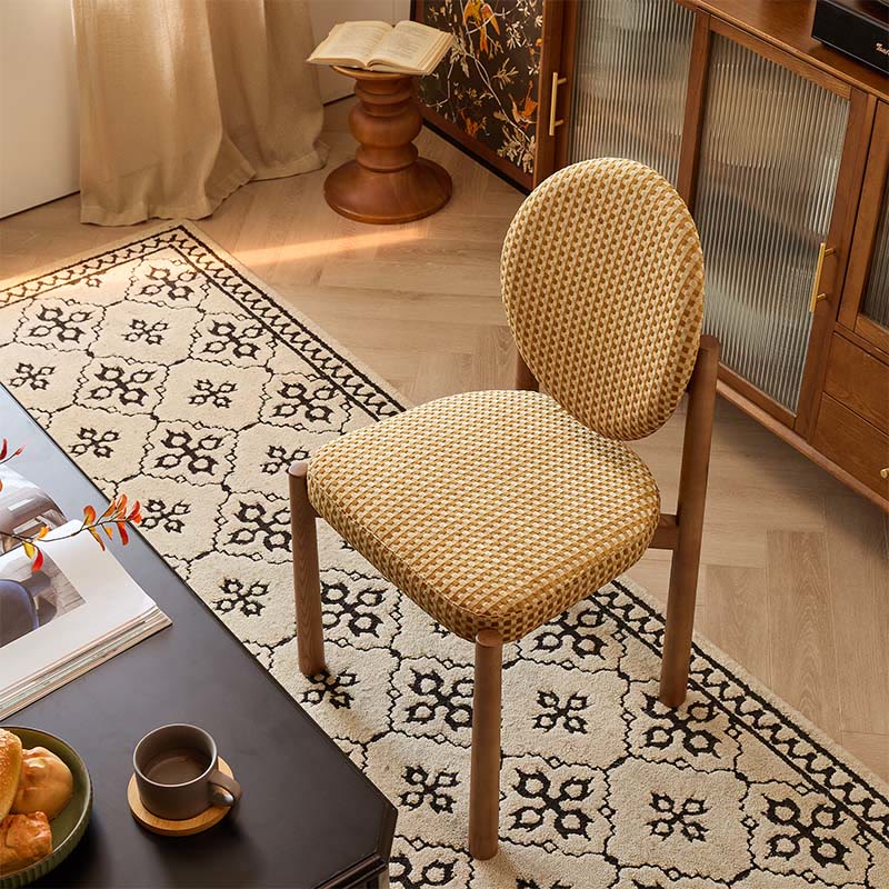 Iffhome Retro Elegant Round Dining Chair - image 2