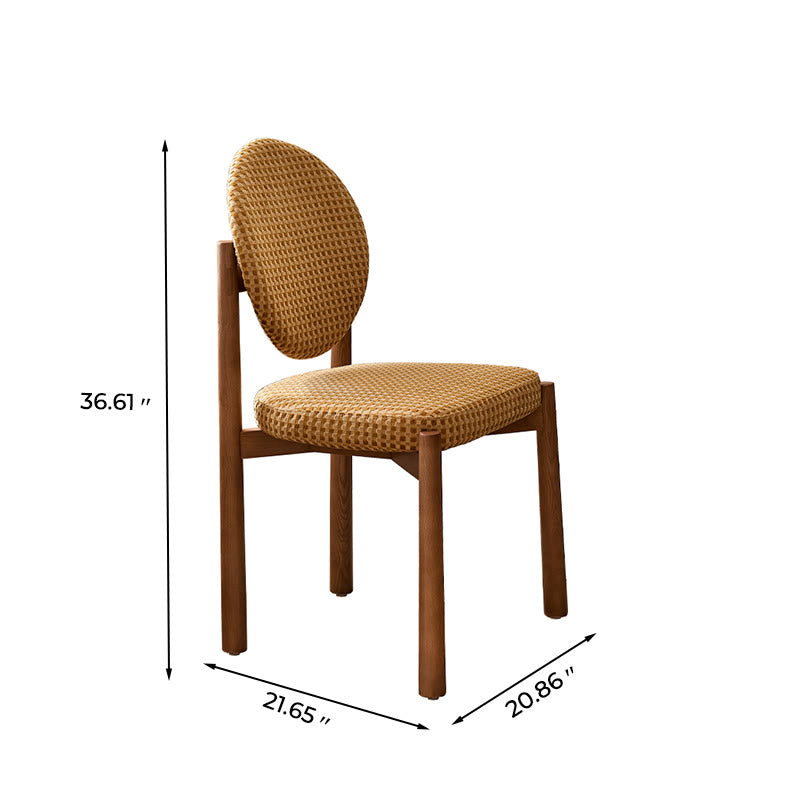 Iffhome Retro Elegant Round Dining Chair - image 5