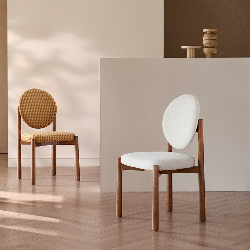 Iffhome Retro Elegant Round Dining Chair - image 3