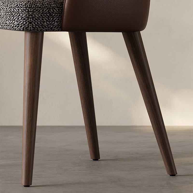 Elegant Retro Leather-back Dining Chair - image 6