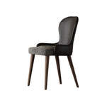 Elegant Retro Leather-back Dining Chair - image 8