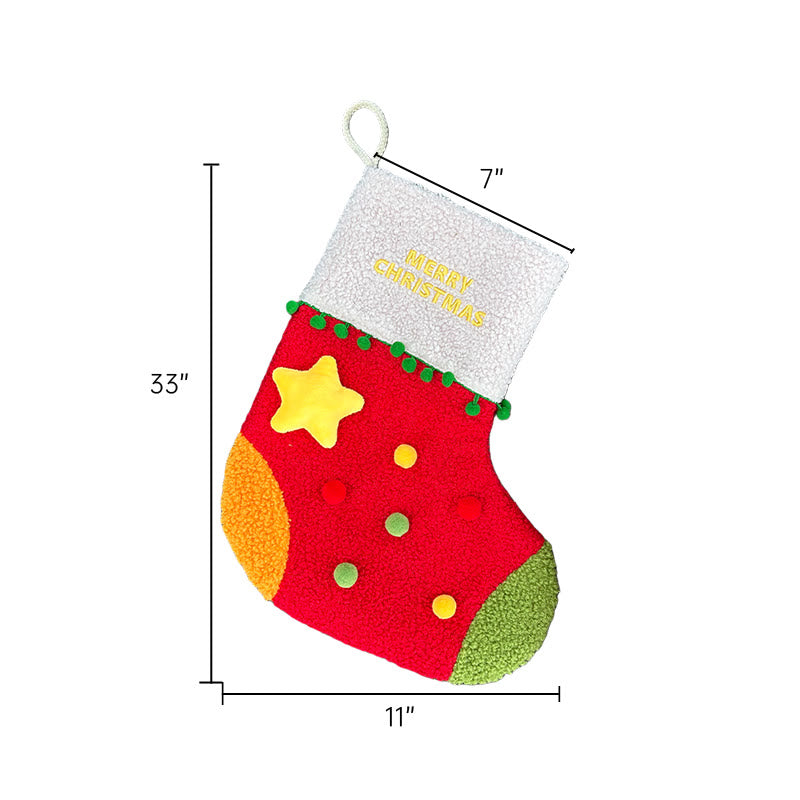 Iffhome Star-pattern Christmas Hanging Bag - image 6
