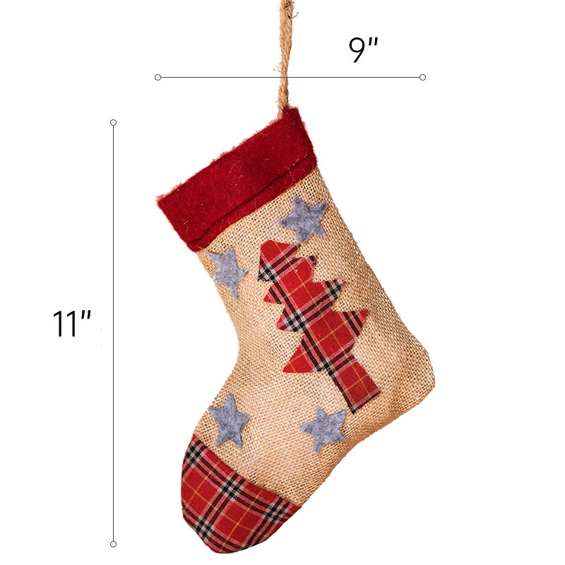 Iffhome Checkered Christmas Gift Bag - image 4