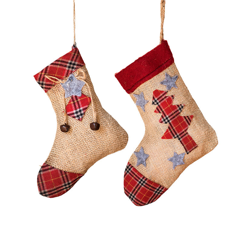 Iffhome Checkered Christmas Gift Bag - image 3