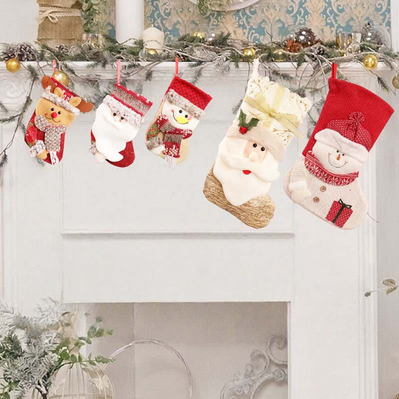 Assorted Christmas Gift Stocking Set - image 1
