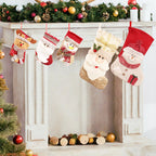 Assorted Christmas Gift Stocking Set - Red - image 0