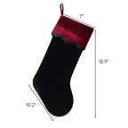 Wavy Velvet Cuff Color-blocked Christmas Socks - image 7