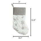 Golden And Beige Fluffy Decorative Christmas Stocks - image 8