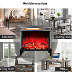 Three Sided Glass Electric Fireplace - image 1