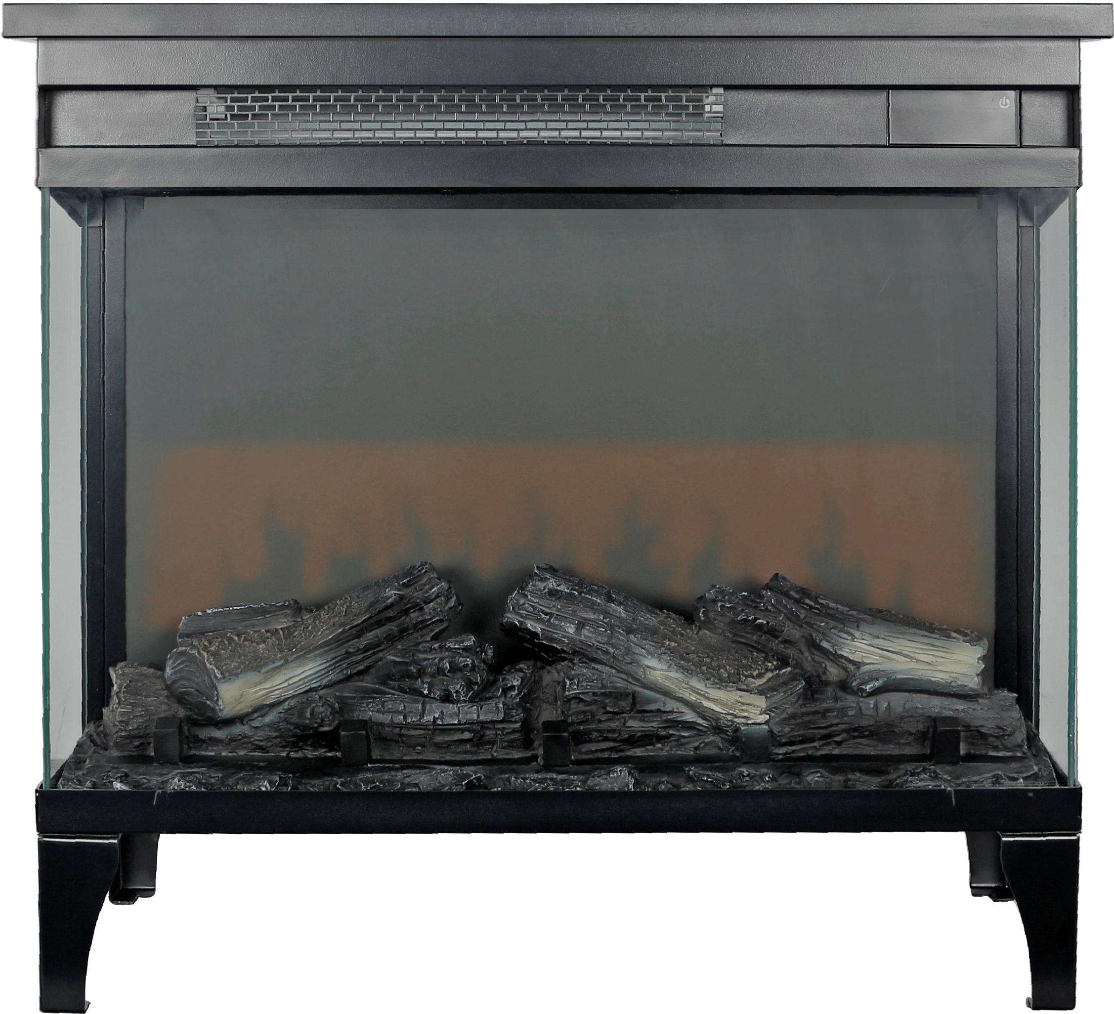 Three Sided Glass Electric Fireplace - image 8
