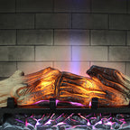 Electric Fireplace With Multicolored Flames  - image 4