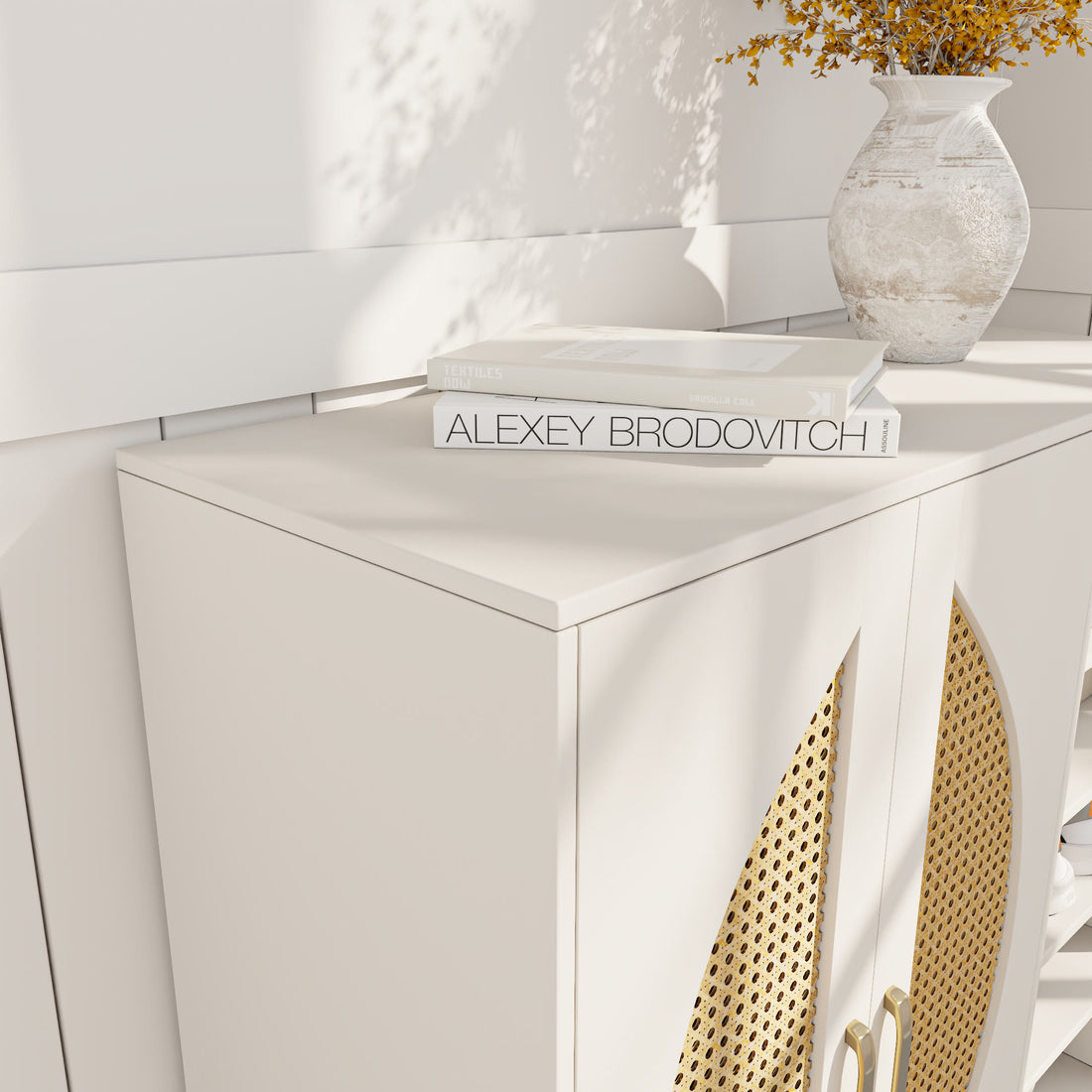 Iffhome Rattan Shoes Storage Cabinet - image 5