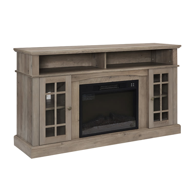 Classic Tv Stand With Fireplace Inset  - image 6